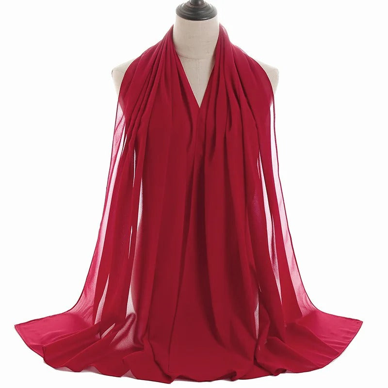 Plain Chiffon Hijab