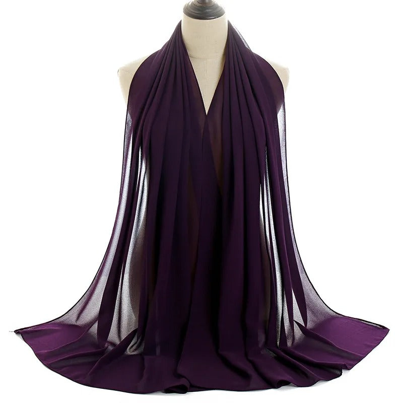 Plain Chiffon Hijab