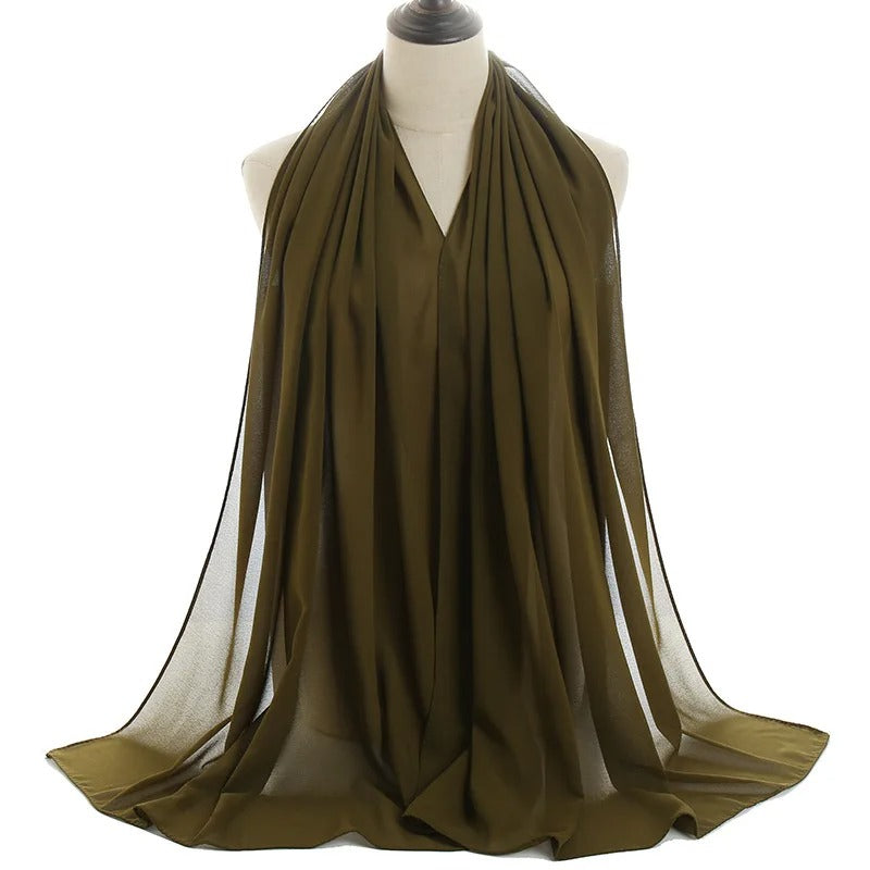 Plain Chiffon Hijab