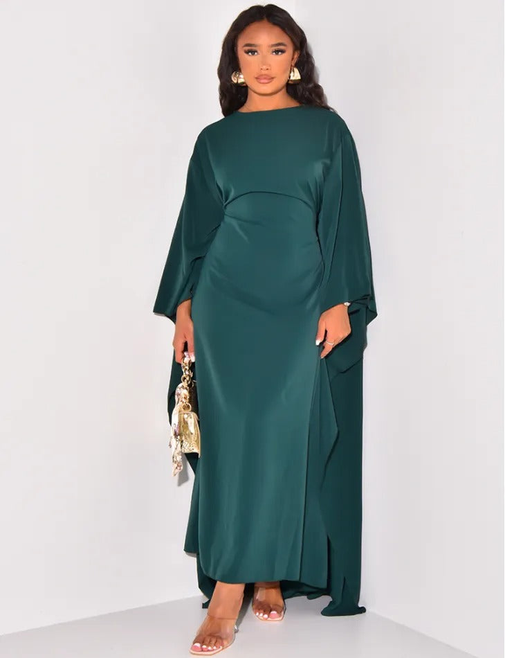 Satin Dress Abaya